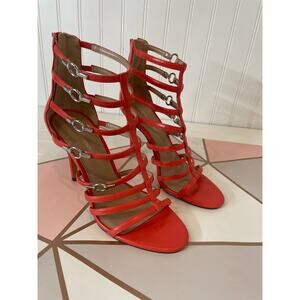 BCBGeneration Tangerine Gladiator Style Pumps Sandals Heels Womens Size 8.5